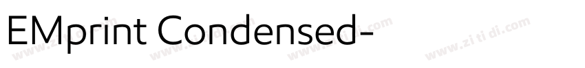 EMprint Condensed字体转换 EMprint Condensed字体转换